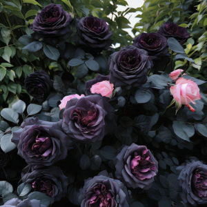 Роза Черная купить по цене от 450р. в интернет-магазине «Посадика» с доставкой почтой в в Пушкиное и по всей России – [изображение №1].