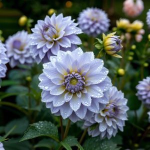 Георгин Акварель купить по цене от 680р. в интернет-магазине «Посадика» с доставкой почтой в в Пушкиное и по всей России – [изображение №1].