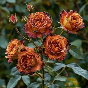 Роза плетистая Оранжевый Бриллиант купить по цене от 450р. в интернет-магазине «Посадика» с доставкой почтой в в Пушкиное и по всей России – [изображение №1].